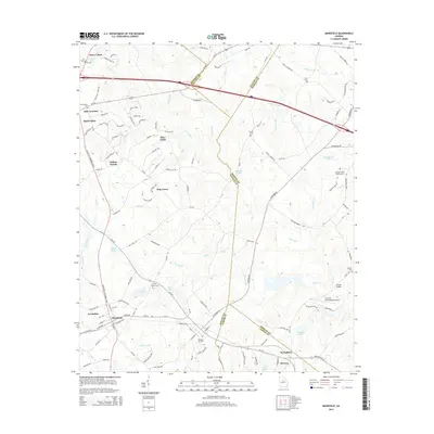 2014 Map of Mansfield, 2014 Print