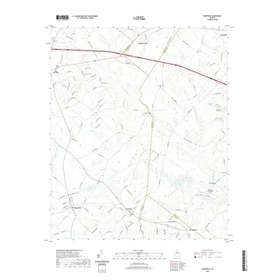2020 Map of Mansfield, 2020 Print