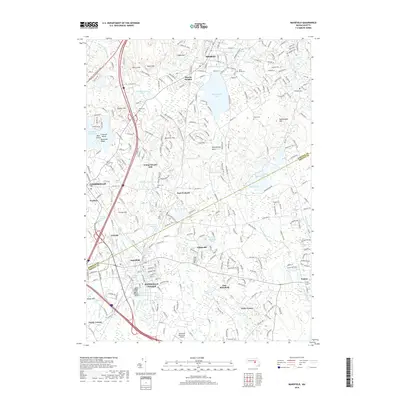 2018 Map of Mansfield, 2018 Print