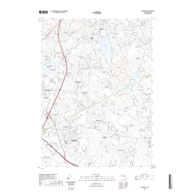 2021 Map of Mansfield, 2021 Print