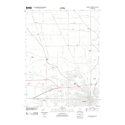 2010 Map of Mansfield North, 2010 Print