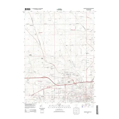 2013 Map of Mansfield North, 2013 Print