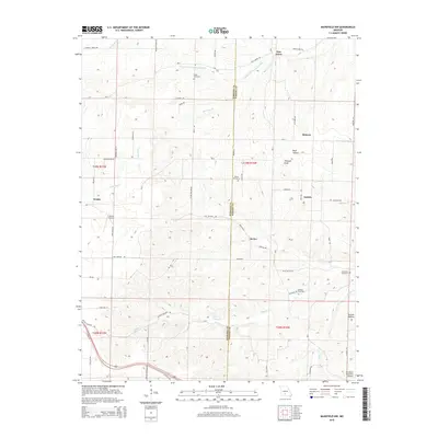 2015 Map of Mansfield NW, 2015 Print