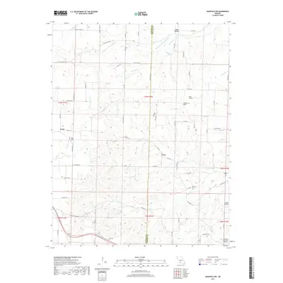 2017 Map of Mansfield NW, 2017 Print