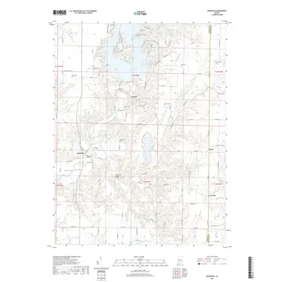 2019 Map of Mansfield, 2019 Print