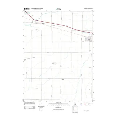2012 Map of Mansfield, 2012 Print