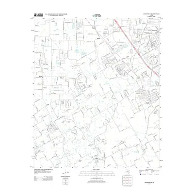 2012 Map of Mansfield, 2012 Print