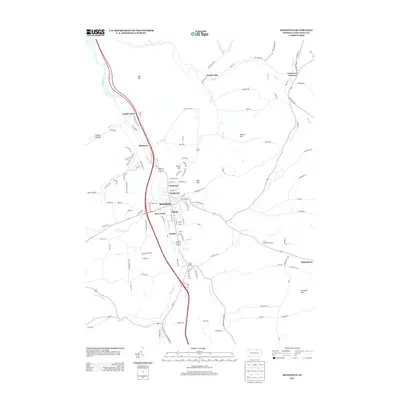 2013 Map of Mansfield, 2013 Print