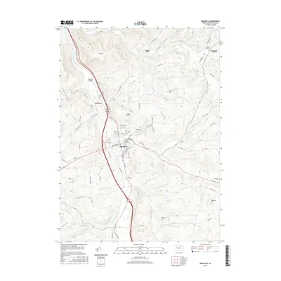 2016 Map of Mansfield, 2016 Print