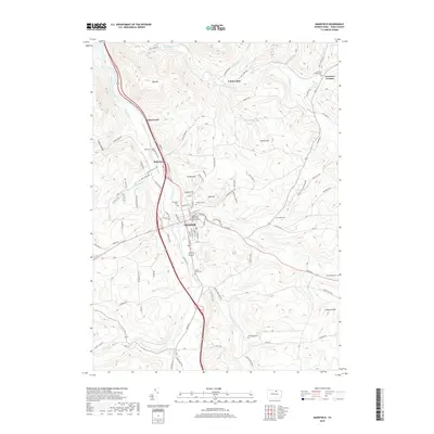 2019 Map of Mansfield, 2019 Print