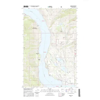 2017 Map of Manson, 2017 Print