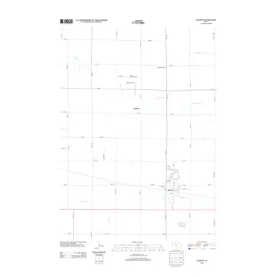2013 Map of Manson, 2013 Print