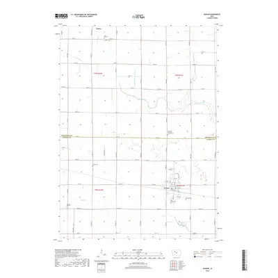 2018 Map of Manson, 2018 Print