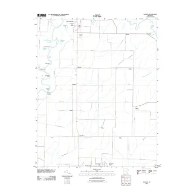 2011 Map of Manson, 2011 Print
