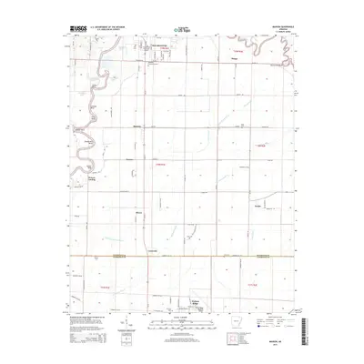 2014 Map of Manson, 2014 Print