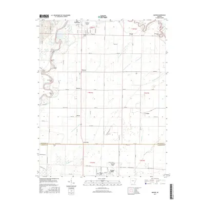 2017 Map of Manson, 2017 Print