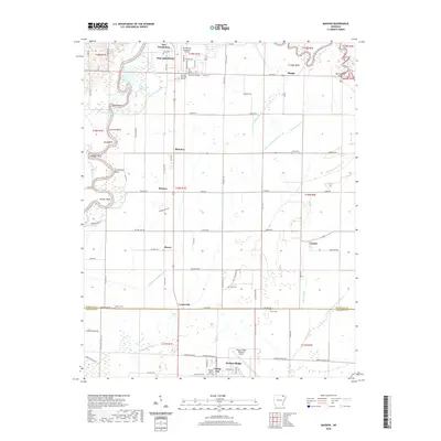 2020 Map of Manson, 2020 Print