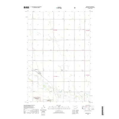 2020 Map of Mantador, 2020 Print