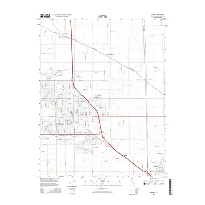 2015 Map of Manteca, 2015 Print