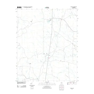 2012 Map of Mantee, 2012 Print