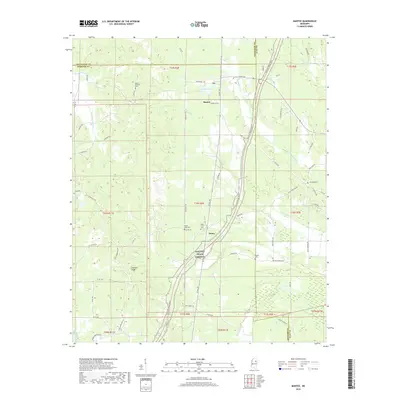 2018 Map of Mantee, 2018 Print