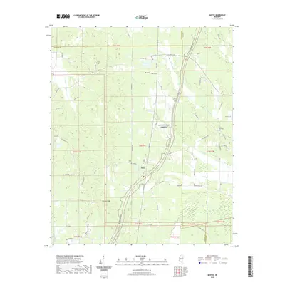 2020 Map of Mantee, 2020 Print
