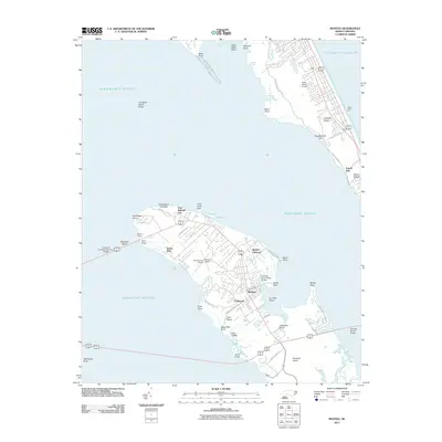 2011 Map of Manteo, 2011 Print