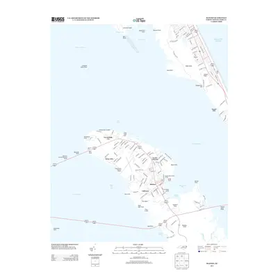 2013 Map of Manteo, 2013 Print