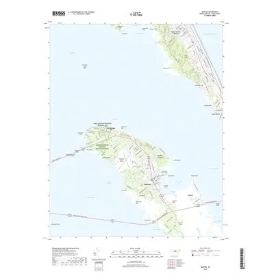2019 Map of Manteo, 2019 Print
