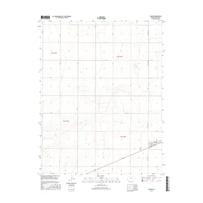 2015 Map of Manter, 2015 Print