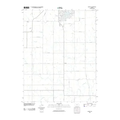 2009 Map of Mantey, 2009 Print