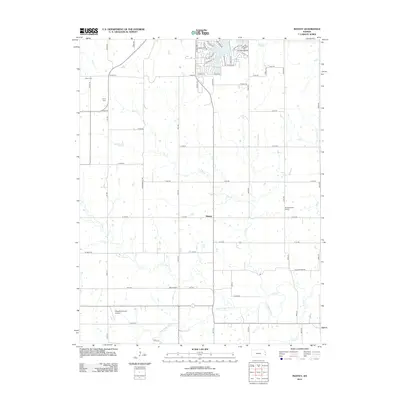 2012 Map of Mantey, 2012 Print