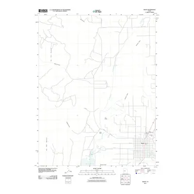 2011 Map of Manti, 2011 Print