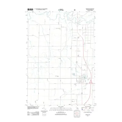 2012 Map of Manton, 2012 Print