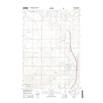 2014 Map of Manton, 2014 Print
