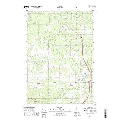 2019 Map of Manton, 2019 Print