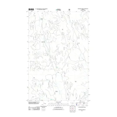 2011 Map of Mantrap Fork, 2011 Print