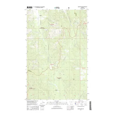2017 Map of Mantrap Fork, 2017 Print