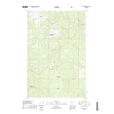 2020 Map of Mantrap Fork, 2020 Print