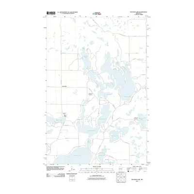 2010 Map of Mantrap Lake, 2010 Print