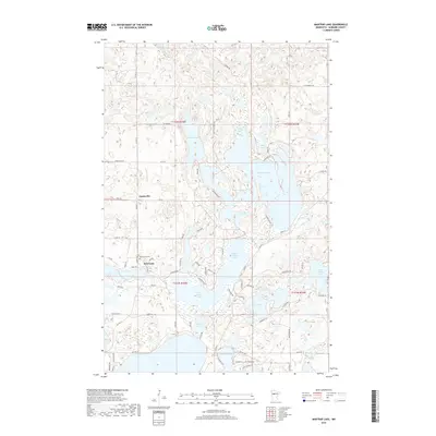 2019 Map of Mantrap Lake, 2019 Print