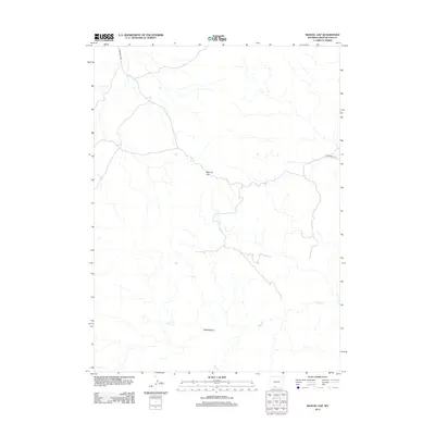 2012 Map of Manuel Gap, 2012 Print