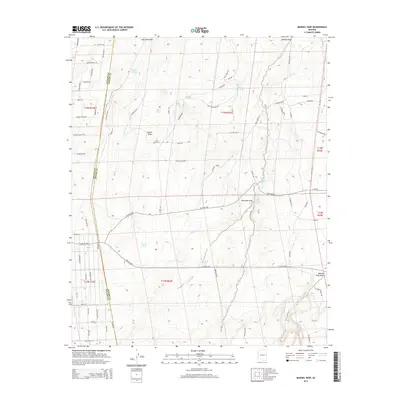 2014 Map of Manuel Seep, 2014 Print