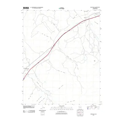 2010 Map of Manuelito, 2010 Print