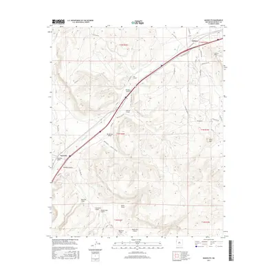 2017 Map of Manuelito, 2017 Print