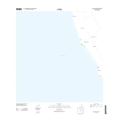 2013 Map of Manuka Bay, 2013 Print