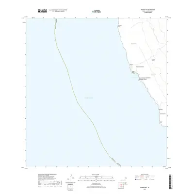 2017 Map of Manuka Bay, 2017 Print