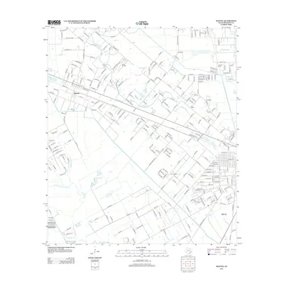 2013 Map of Manvel, 2013 Print