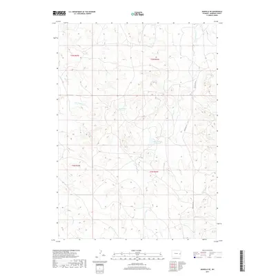 2017 Map of Manville NE, 2017 Print