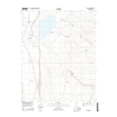 2014 Map of Many Farms, 2014 Print
